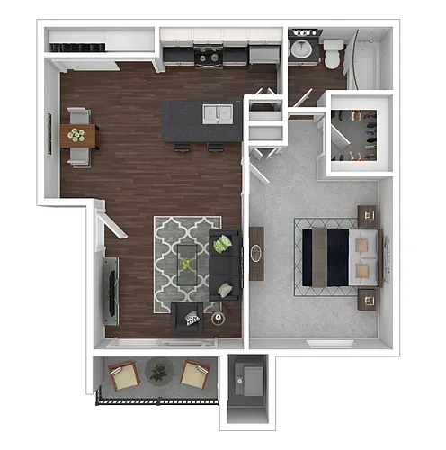 Floor plan 1X1