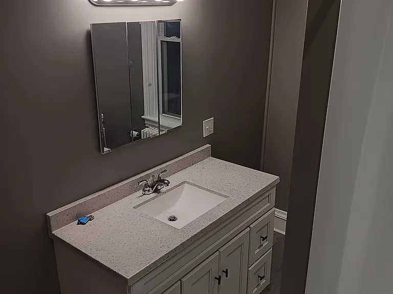 Renovated bathroom