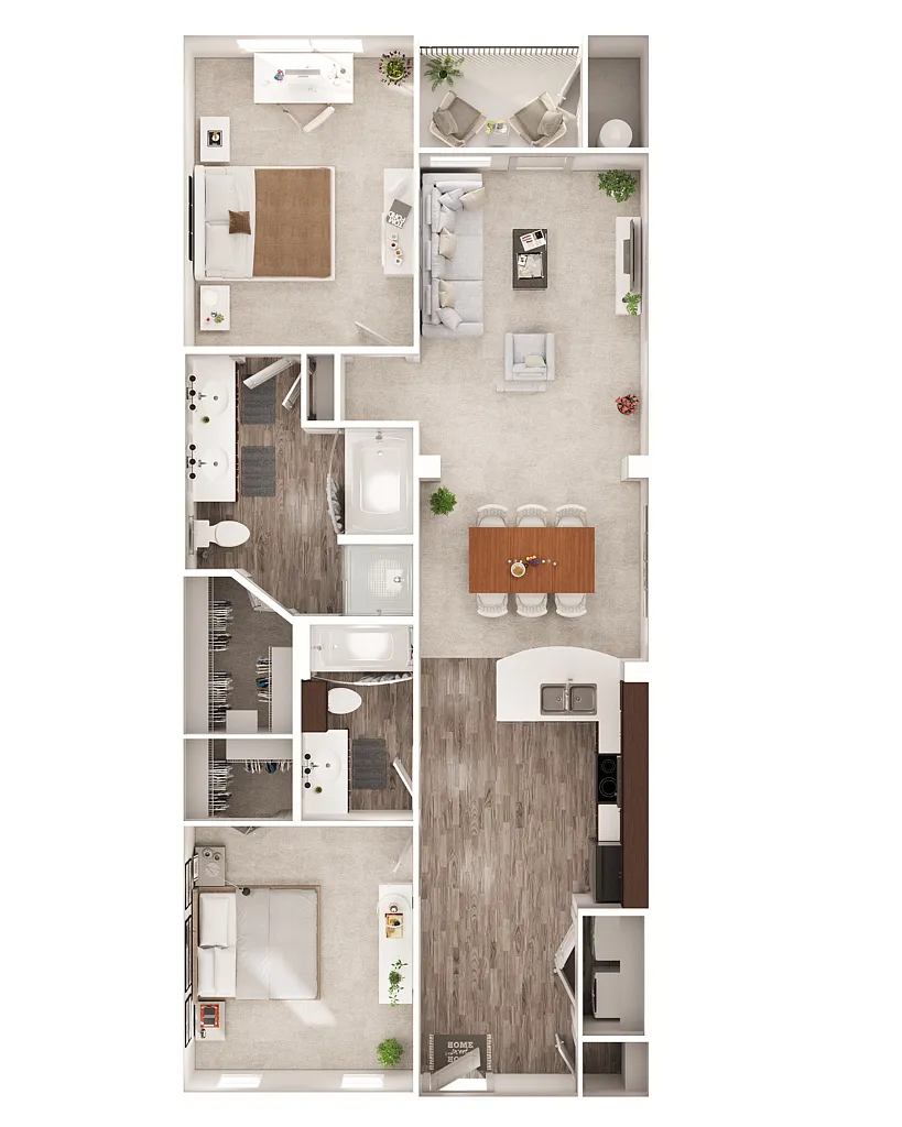Floor plan B