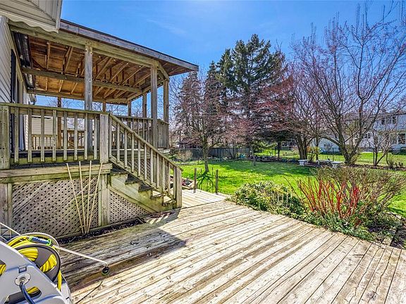 Stepping onto the deck.