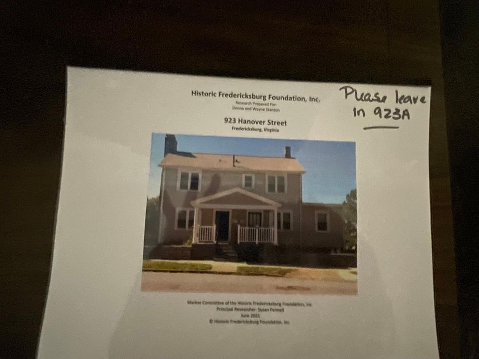 Historic home. Original home dated to 1822, rebuilt sometime in the late 1800's and converted to duplex in the 1930's.