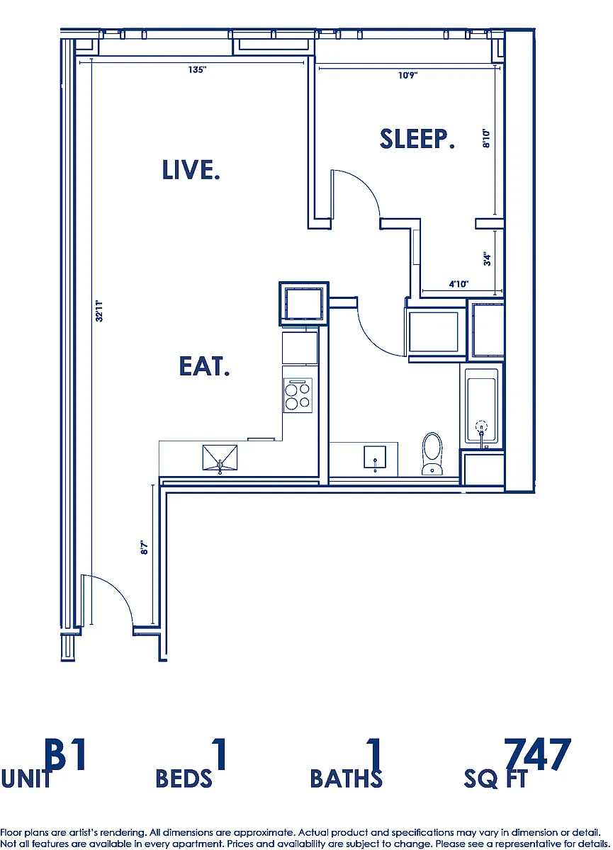 Floor plan B1