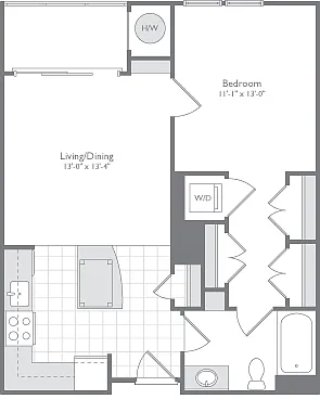 Floor plan A1A