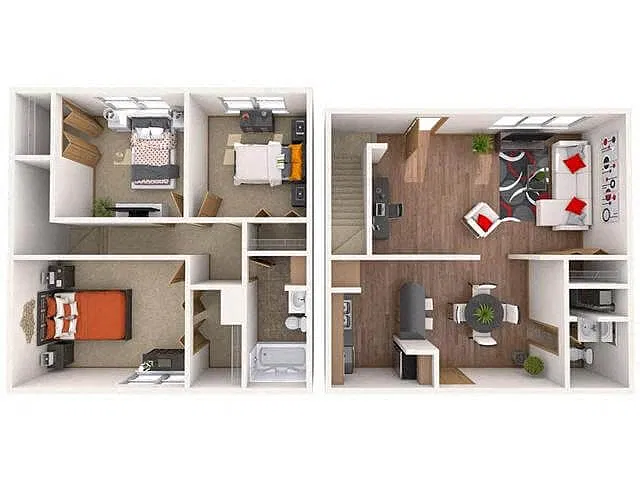 Floor plan Windsor Townhouse