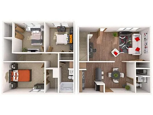Floor plan Windsor Townhouse
