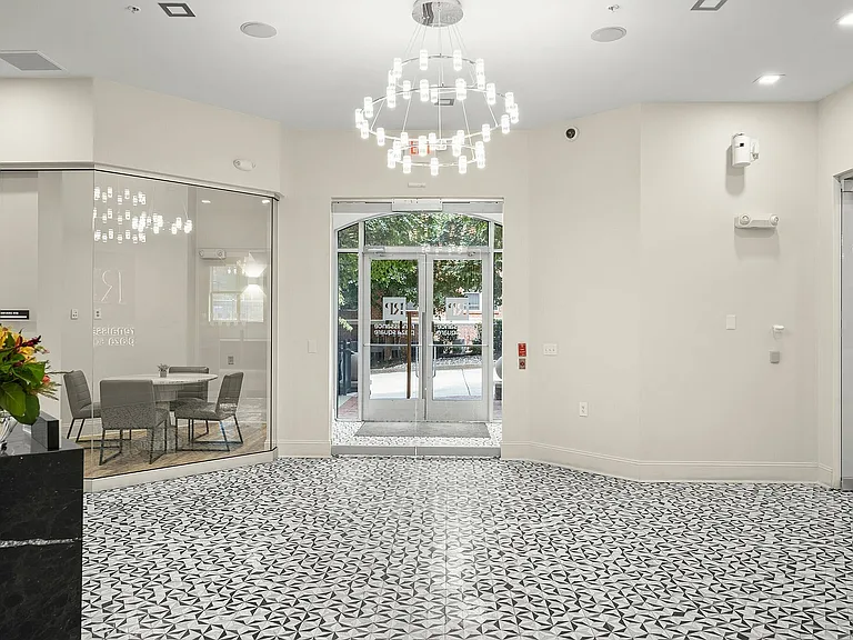 Welcome to a sophisticated entrance that perfectly balances style and functionality.