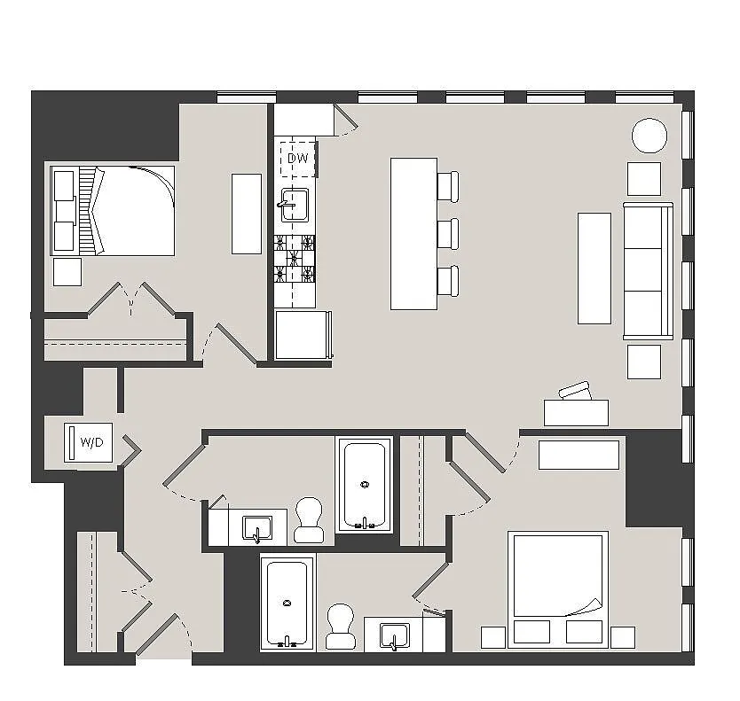 Floor plan B1-A