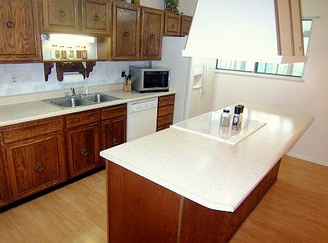 Plenty of Cabinet Space & Work Area, Counter Bar...