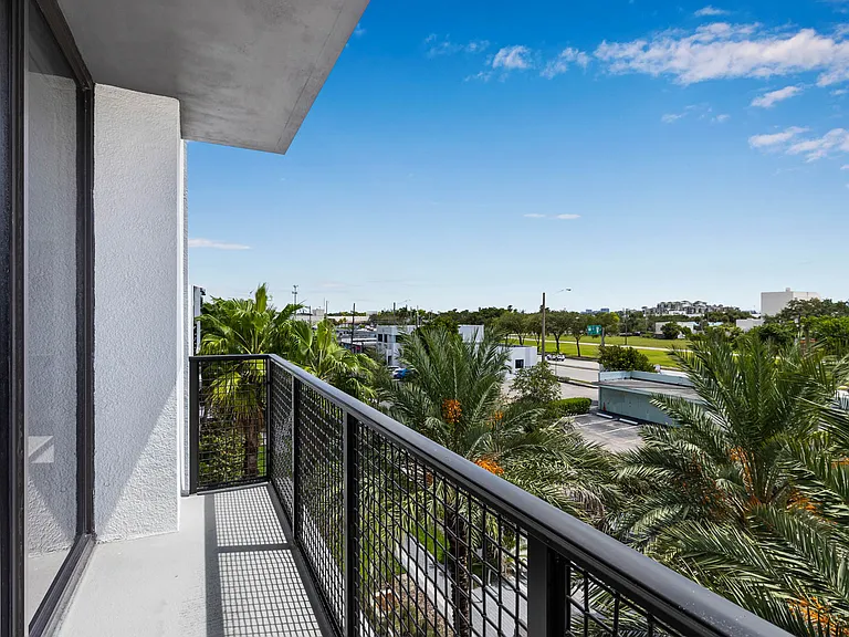 Enjoy morning coffee on your private balcony