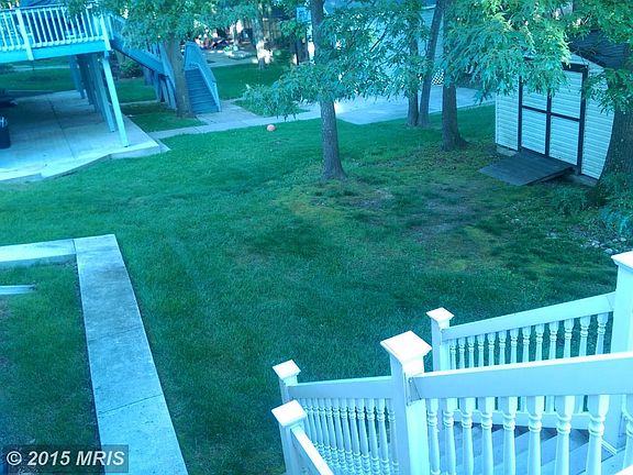 Back yard view from your enlarged deck