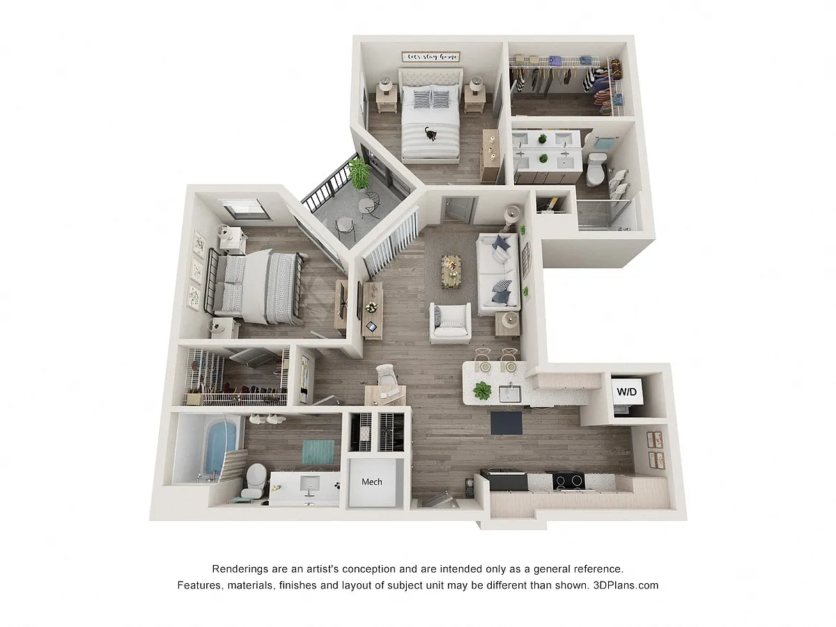 Floor plan 2C1