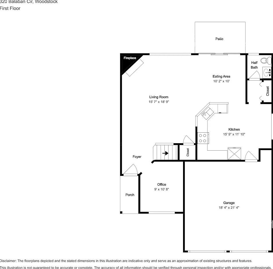 320 Balaban Cir Woodstock, GA 30188 — Photo 2