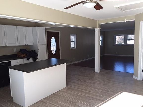 Kitchen/Dining looking towards living room