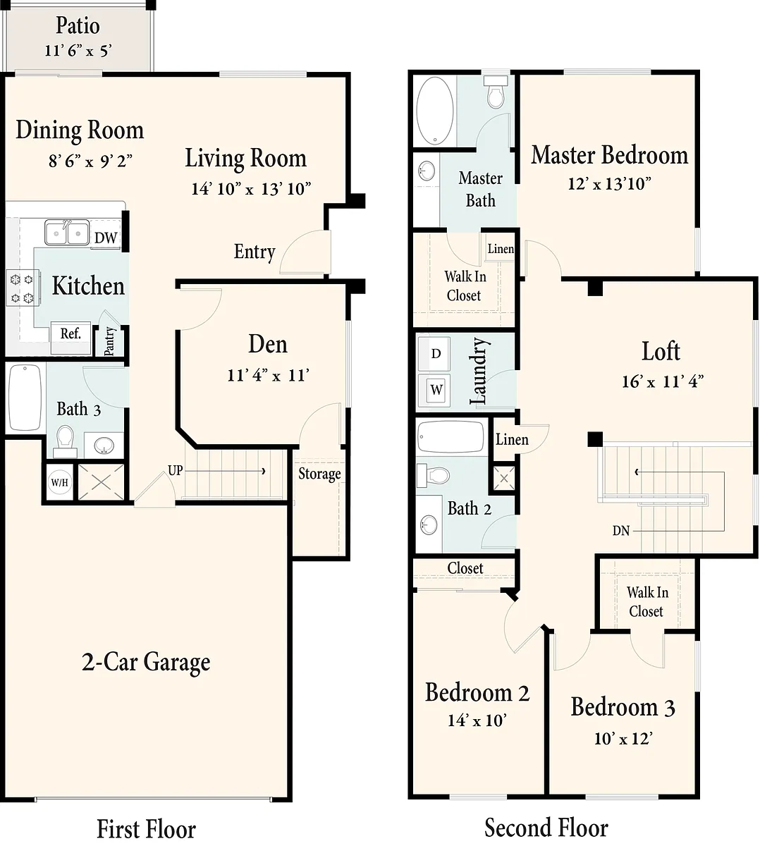 Floor plan The Drake