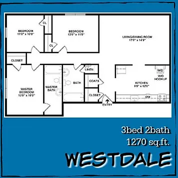 Three Bedroom, Two Bathroom Three Bedroom, Two Bathroom
