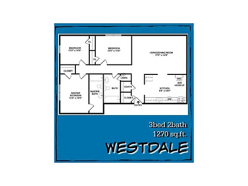 Floor plan WESTDALE - RENOVATED