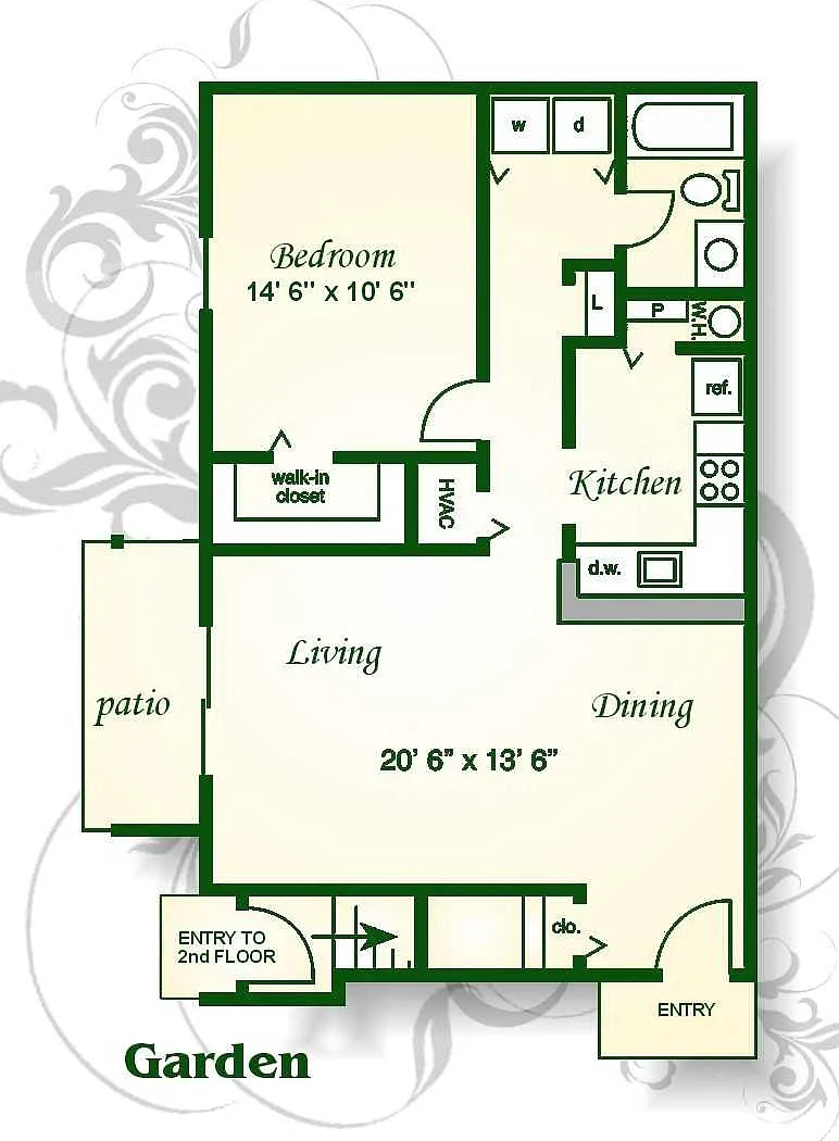 Floor plan Blue Ridge Garden