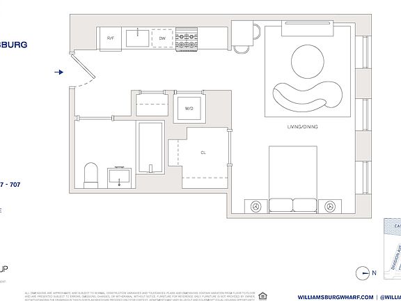2nd image of 482 Kent Ave #507