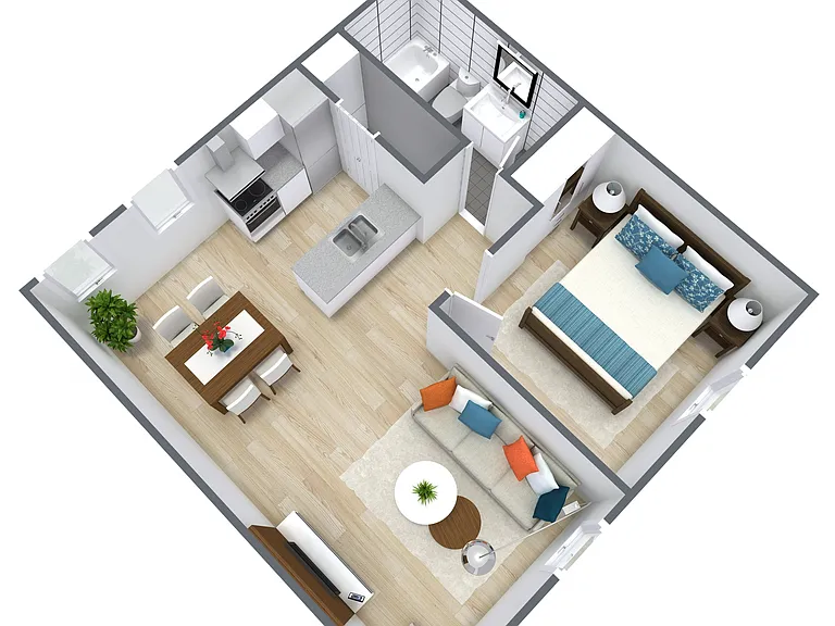 1 bedroom floorplan 1 bedroom floorplan