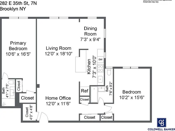 282 E 35th St APT 7N, Brooklyn, NY 11203