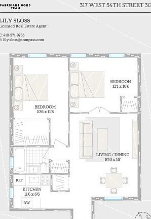 2nd image of 317 W 54th St APT 3G