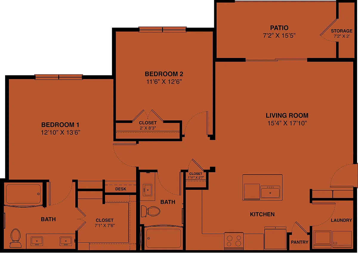 Floor plan B3