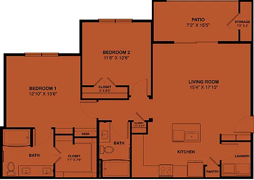 Floor plan B3