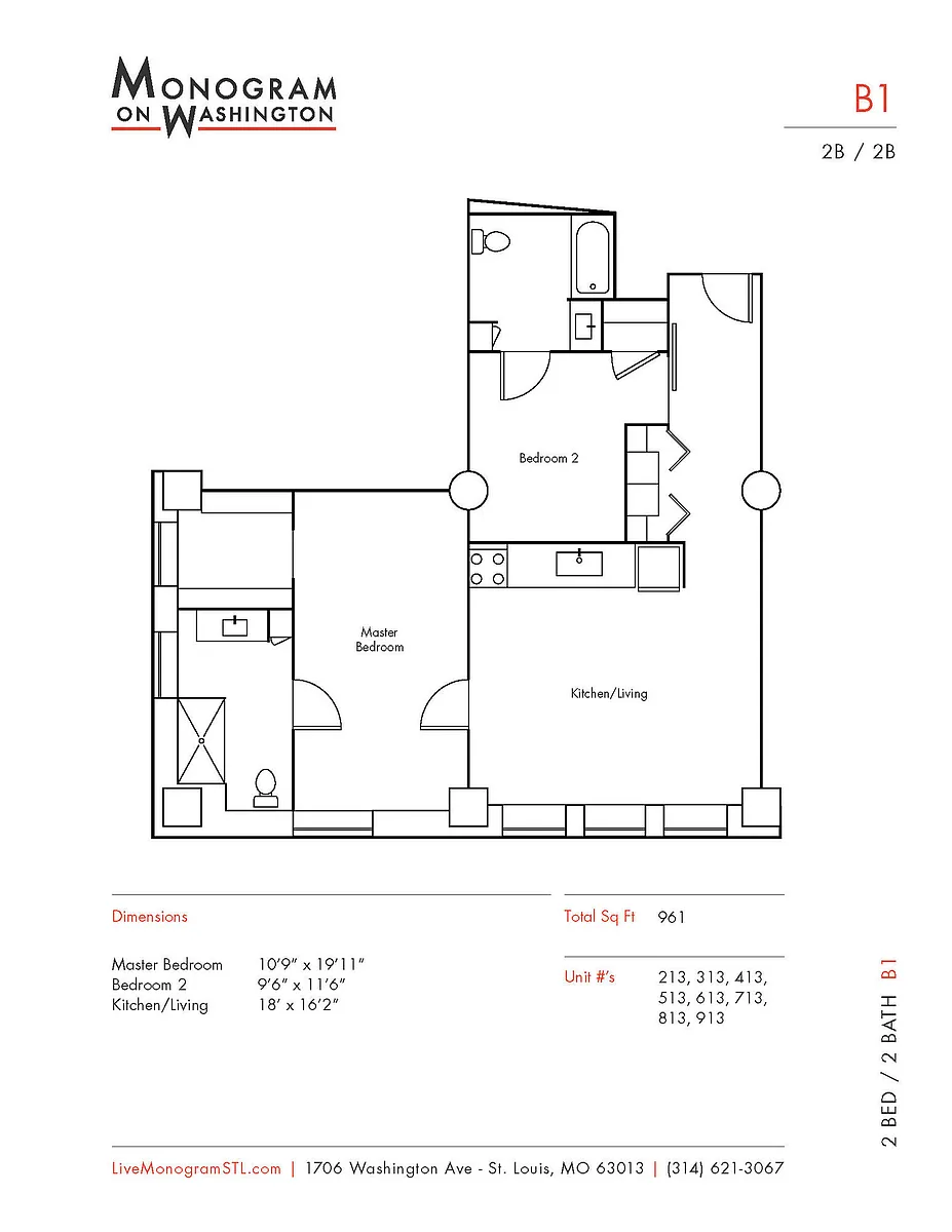 Floor plan B1