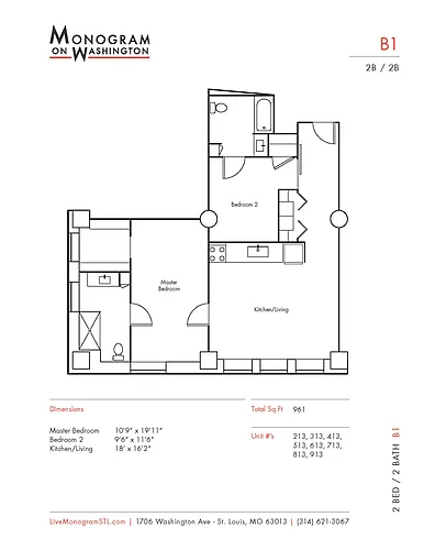 Floor plan B1