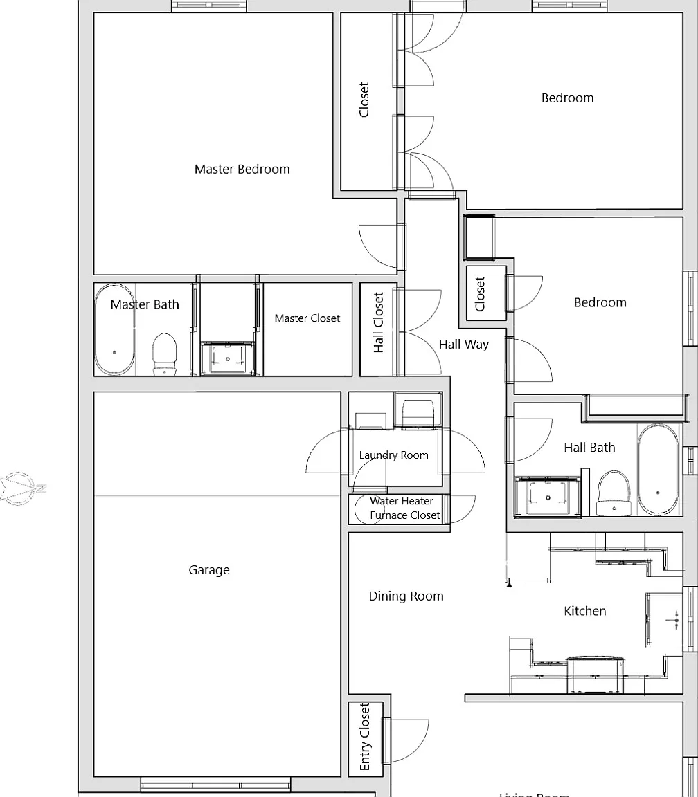 3 bed, 1480 sqft, $1,450 — Photo 1