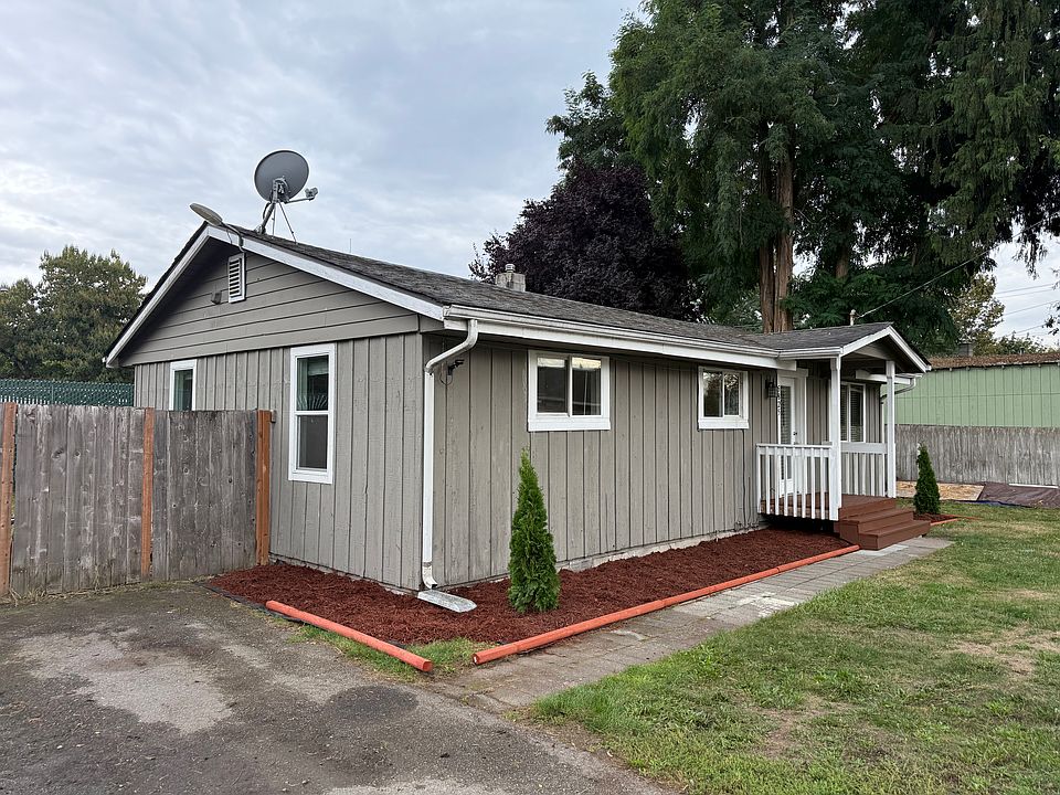 Front entrance with newly landscaped yard