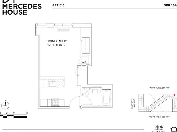 2nd image of 550 W 54th St APT 615