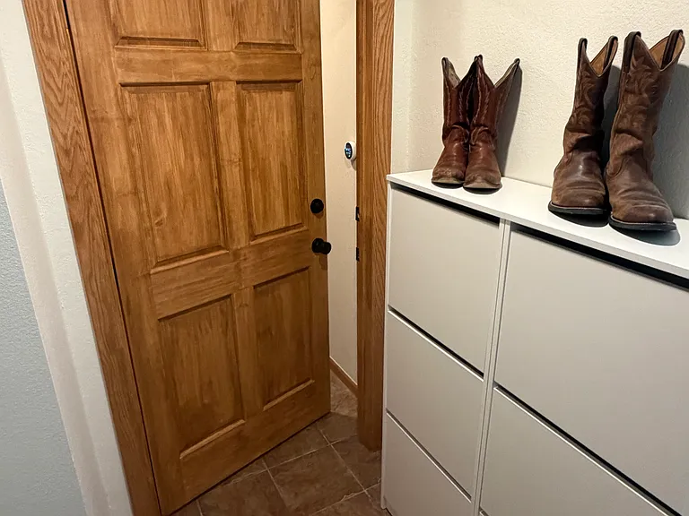 basement level door