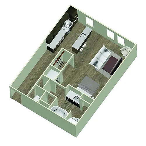 Floor plan Studio