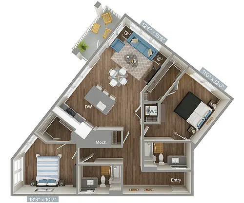 Floor plan B11-1