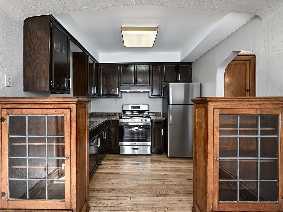 Renovated kitchen with stainless appliances