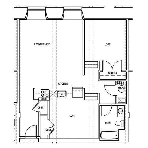 Floor plan 2 Lofts