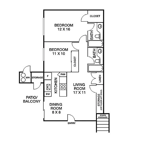 Floor plan Bahamas Deluxe Premier