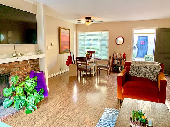 Living room and dining area