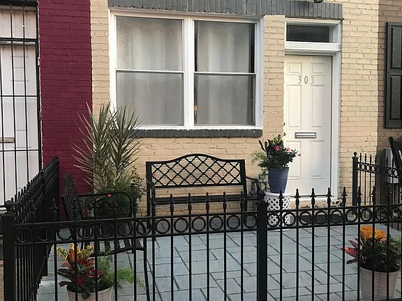 Large newly installed front patio.