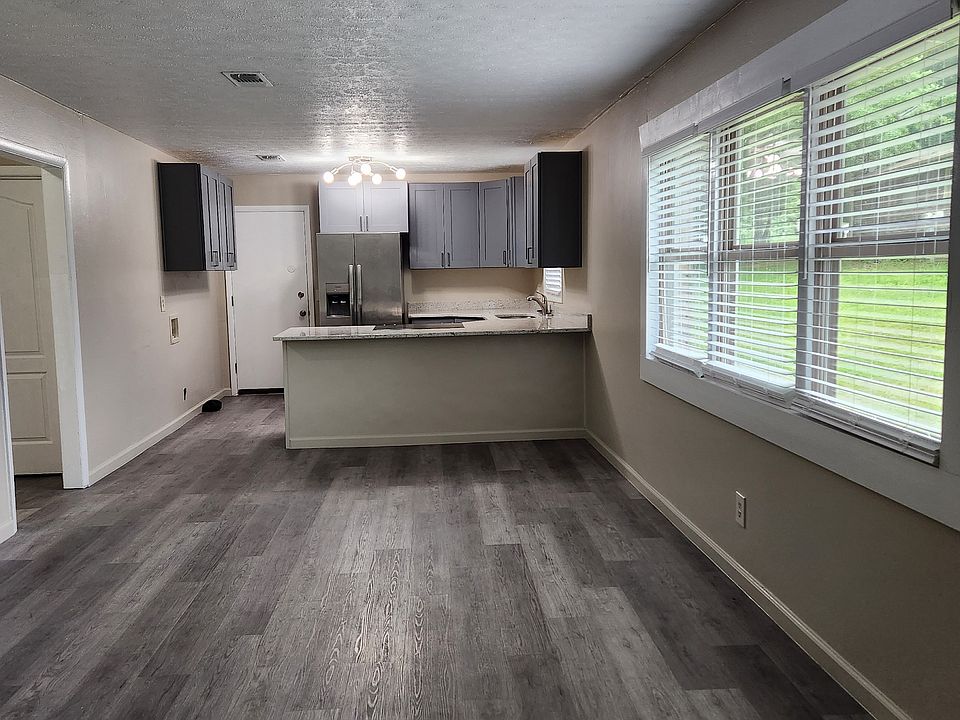 Open concept for living room and kitchen floor plan.