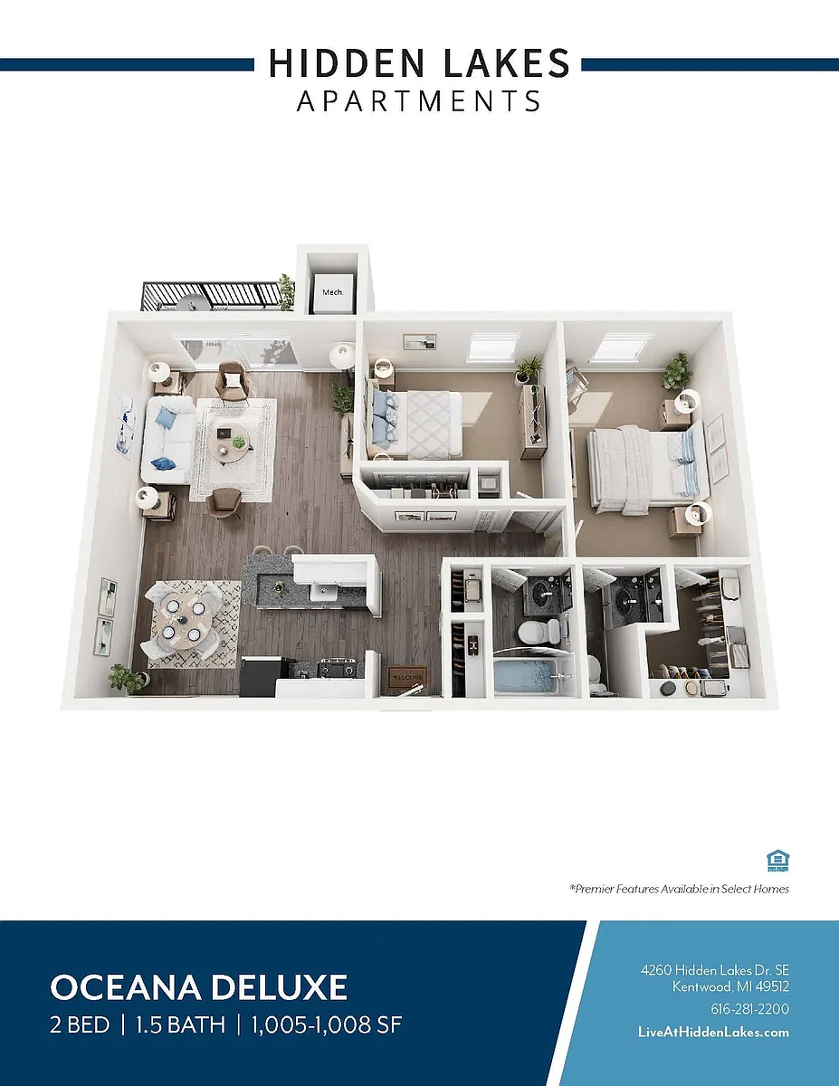 Floor plan The Oceana Deluxe