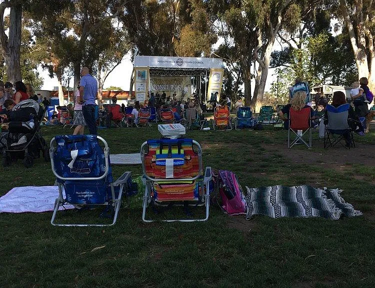 Free concerts in the park every Friday from June through August!