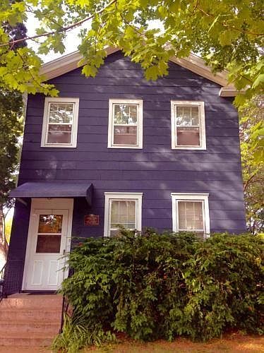 Historic house and neighborhood. Private driveway next to private entrance.
