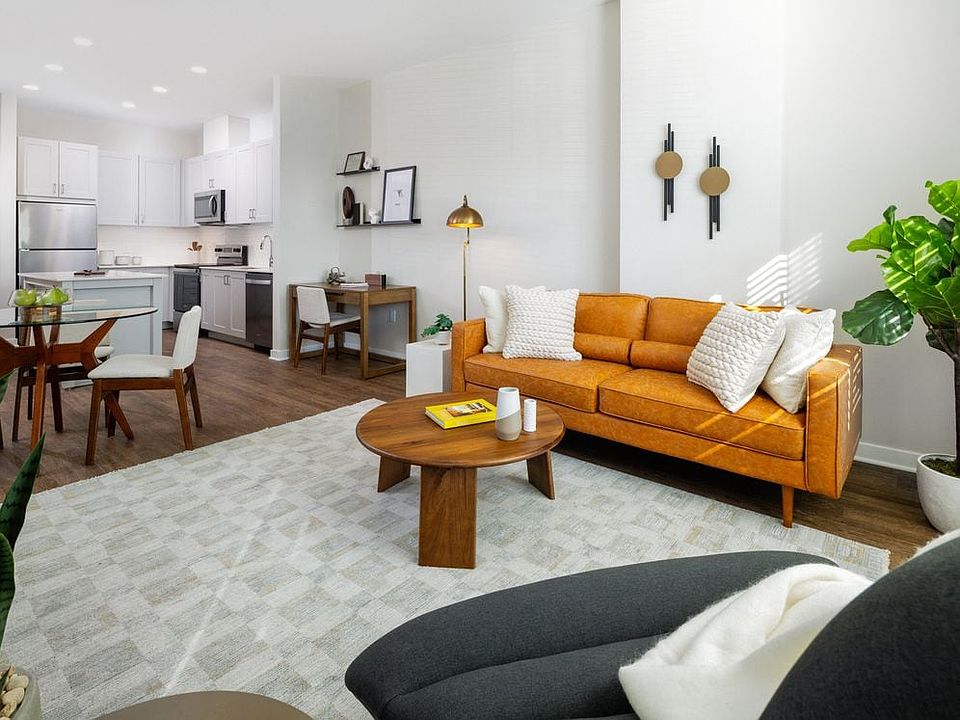 New West Phase apartments - Finish Scheme III Living area with hard surface flooring throughout