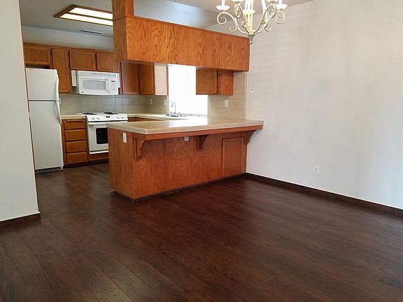 Kitchen and dining area