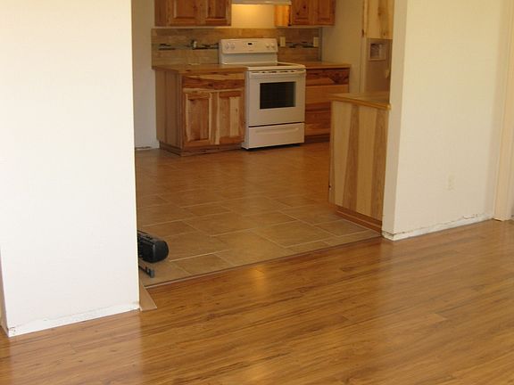 Kitchen as seen from living room