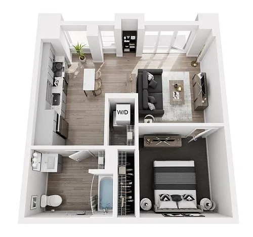 Floor plan A1 Townhome