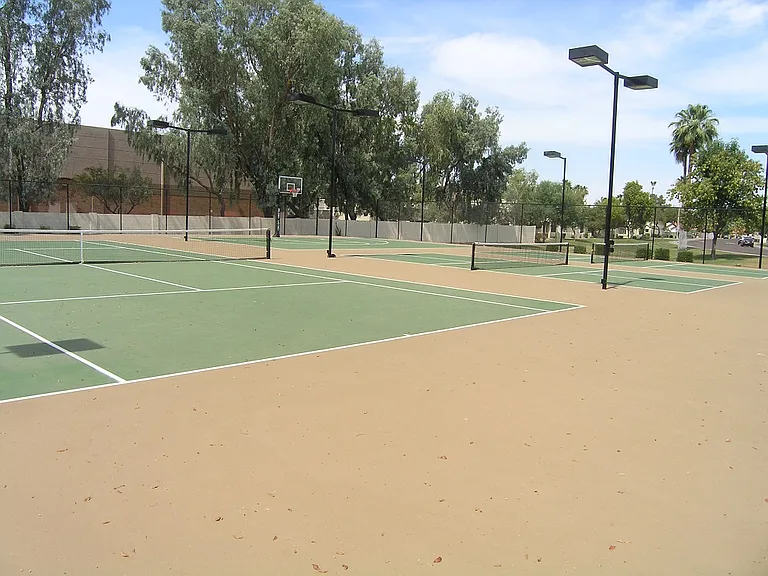Tennis, pickleball, basketball