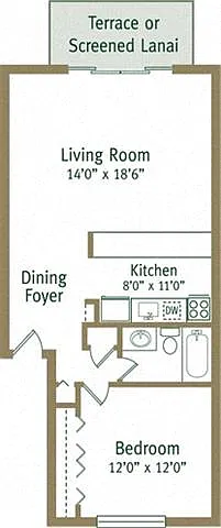 Floor plan Beresford
